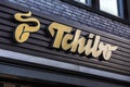 Cologne, North Rhine-Westphalia/germany - 06 11 18: tchibo sign in cologne germany Royalty Free Stock Photo