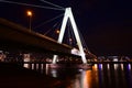 Cologne SeverinsbrÃÂ¼cke Royalty Free Stock Photo