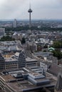 Cologne with a view from above Royalty Free Stock Photo