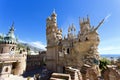 Colomares castle in memory of Christopher Colomb at Benalmadena Royalty Free Stock Photo