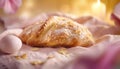 Colomba Pascuale or Colomba di Pasqua, Italian Traditional Dove Easter Dove Bread topped