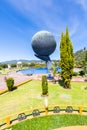 Colombia Bogota Jaime Duque Park monument to God with sunny