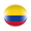 Colombia flag icon in the
