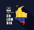 colombia independence day poster
