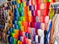 Colombia, Medellin, colorful rope shop, display