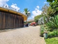 Colombia, Medellin, exterior facade of Botanical Gardens building