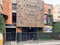 Colombia, Medellin, exterior facade of the popular theater Medellin