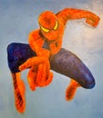 Colombia, Medellin, painting of Spider Man