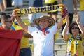Colombia national team fan during Copa America Centenario
