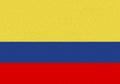 Colombia paper flag