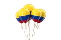 Colombia patriotic balloons, holyday concept