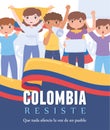 colombia resists demostration