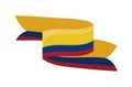 colombia resists ribbon flag