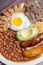 Colombian Bandeja Paisa Royalty Free Stock Photo