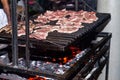 Colombian barbecue, typical food of Colombia- close-up image