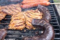 Colombian barbecue, typical food of Colombia- close-up image