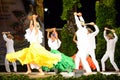 Colombian classical dance group stage performance Royalty Free Stock Photo