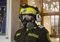 Colombian Emergency and disaster police team suit