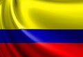 Colombian flag Royalty Free Stock Photo