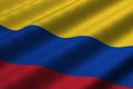 Colombian Flag Royalty Free Stock Photo