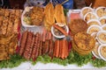 Colombian food in Medellin Royalty Free Stock Photo
