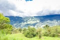 Colombian landscapes. Green mountains in Colombia, Latin America Royalty Free Stock Photo