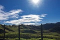 Colombian landscapes. Green mountains in Colombia, Latin America Royalty Free Stock Photo