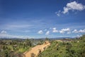 Colombian landscapes. Green mountains in Colombia, Latin America Royalty Free Stock Photo