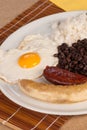 Colombian lunch Royalty Free Stock Photo