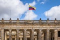 Colombian National Capitol and Congress situated at Bolivar Square - Bogota, Colombia