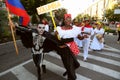 Colombian national costumes parade