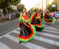 Colombian national costumes parade