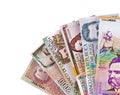 Colombian Peso Bills Background Royalty Free Stock Photo