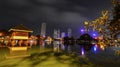 Colombo Beira Lake, Skyline And Modern Skyscrapers