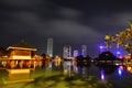 Colombo Beira Lake, Skyline And Modern Skyscrapers