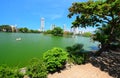 Colombo Beira Lake, Skyline And Modern Skyscrapers