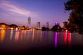 Colombo Beira Lake, Skyline And Modern Skyscrapers