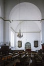Colombo, Sri Lanka - 11 February 2017: Interior of Wolvendaal Church - a Dutch Reformed Christian Colonial VOC Church Royalty Free Stock Photo