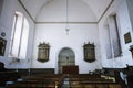 Colombo, Sri Lanka - 11 February 2017: Interior of Wolvendaal Church - a Dutch Reformed Christian Colonial VOC Church Royalty Free Stock Photo