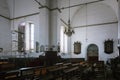 Colombo, Sri Lanka - 11 February 2017: Interior of Wolvendaal Church - a Dutch Reformed Christian Colonial VOC Church