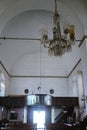 Colombo, Sri Lanka - 11 February 2017: Interior of Wolvendaal Church - a Dutch Reformed Christian Colonial VOC Church