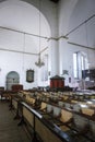 Colombo, Sri Lanka - 11 February 2017: Interior of Wolvendaal Church - a Dutch Reformed Christian Colonial VOC Church Royalty Free Stock Photo