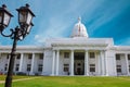 Colombo, Sri Lanka - 11 February 2017: Panorama of Colonial-era building of the Town Hall parliment building white house Royalty Free Stock Photo
