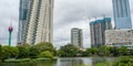 Colombo, Srilanka- 08 December 2021 : Beautiful Colombo city building and skyline in Sri Lanka