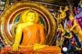 Colombo/Srilanka December 27th: Buddha statue in Gangaramaya Temple in Colombo, Srilanka