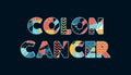 Colon Cancer Concept Word Art Illustration