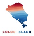 Colon Island map.