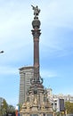 Colon statue in Barcelona Spain