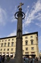 Colona di S Zanobi Obelisk from Piazza Giovanni Square of FLorence City. Italy