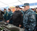 Colonel-General of the Police, Deputy Minister of the Interior of the Russian Federation Arkady Gostev at the International Salon
